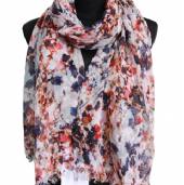 polyester/nylon/wool scarf